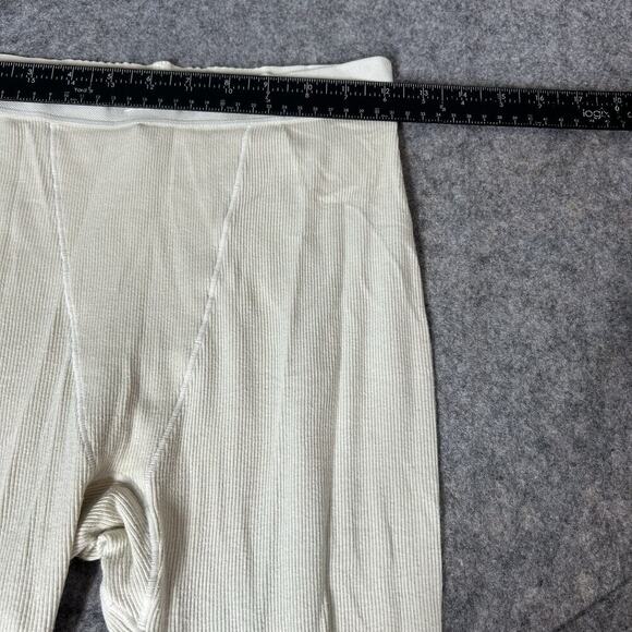 Skims High Rise Stretch Cotton Rib Legging Bone Size Small - Picture 4 of 9